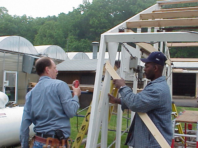 Greenhouse restoration for landmark dedication