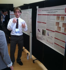 Connor LaMontagne received an honorable mention for his poster.