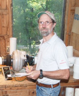 Bill Brodhead, a 30-year radon expert, designed Rutgers' cutting edge training slab.