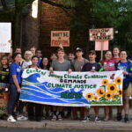 Rutgers students at Climate Strike