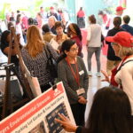 People walking around at the RES Summit