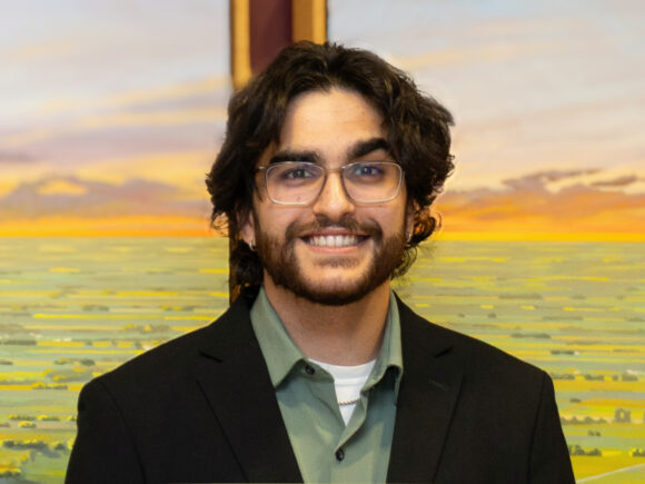 A person posing for a picture