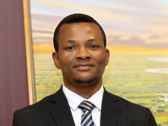 A person posing for a picture