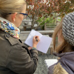 Sketches from Annette Freytag's class sketch walk.