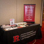 A picture of the Rutgers School of Environmental Biological Sciences booth
