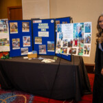 A person presenting their 4-H Story since they are part of the Ocean County 4-H