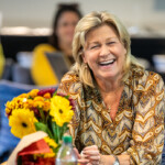 Joyce Carlson at her retirement party