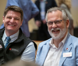 Rutgers 4-H Youth Development Chair Matthew Newman and Department of Agriculture and Natural Resources Chair Nicholas Polanin.